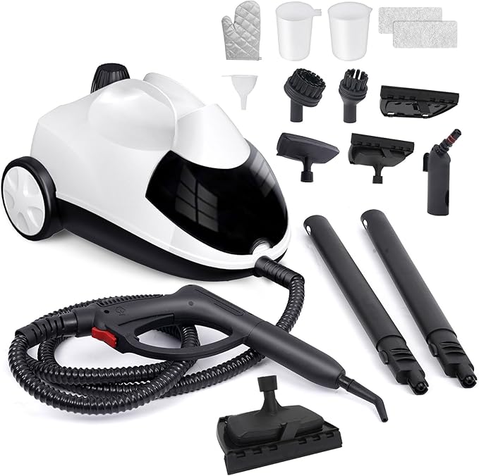 Steam Cleaner 1.5L Steamer for Cleaning Fast Heating 6-in-1 Multi-Surface by Sweepcent