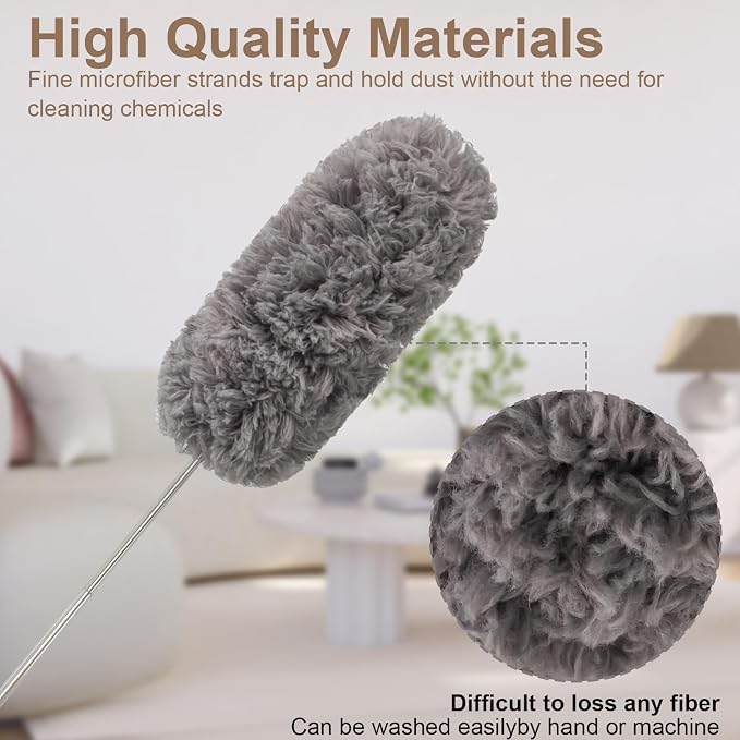 Microfiber Feather Duster Extendable Duster - Image 2