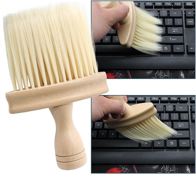 Keyboard Cleaning Brush Anti-Static Wooden Laptop PC Keyboard Cleaner Narrow by Rierdge