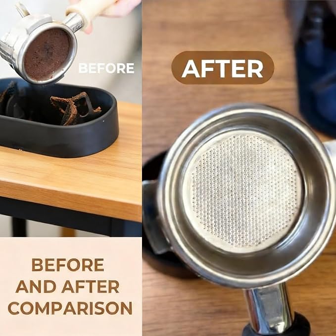 Premium Espresso Clean Holder, Coffee Portafilter Cleaning Kit, Coffee Machine - Image 9
