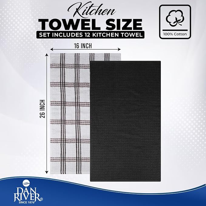 DAN RIVER Premium Kitchen Towels - Image 2