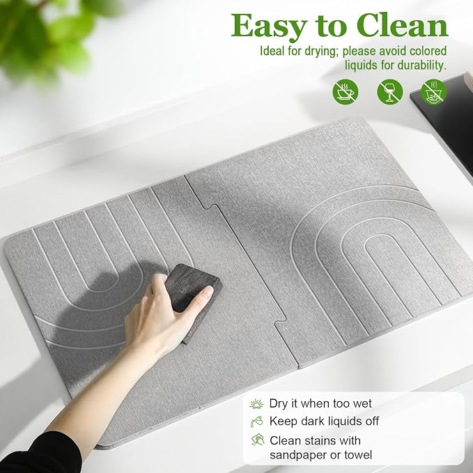 Luxspire Large Stone Drying Mat - Image 4