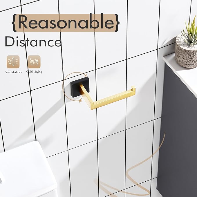KOKOSIRI Toilet Paper Holders Wall Mounted Toilet Roll Holder - Image 7