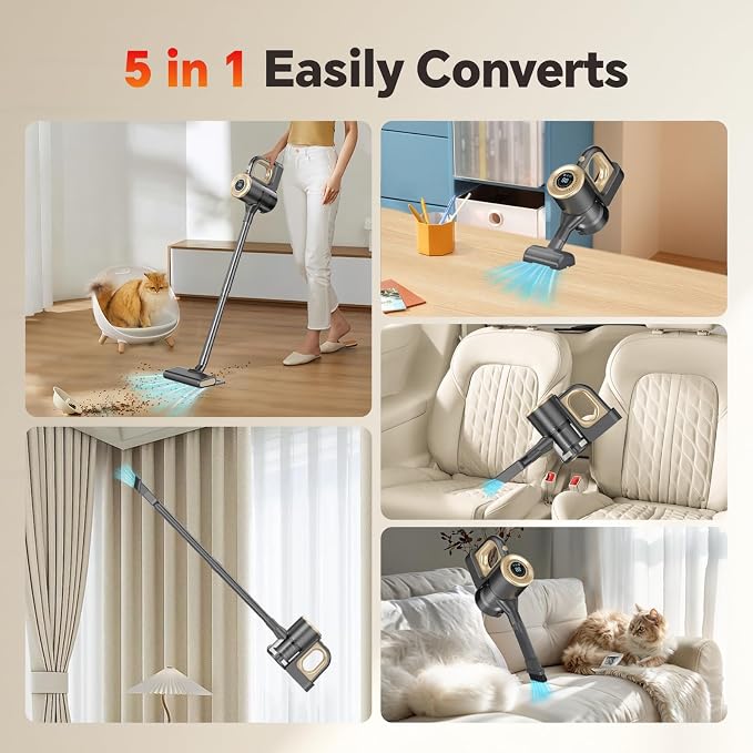 Cordless Vacuum Cleaner, Powerful Suction Vacuum Cleaners - Image 4