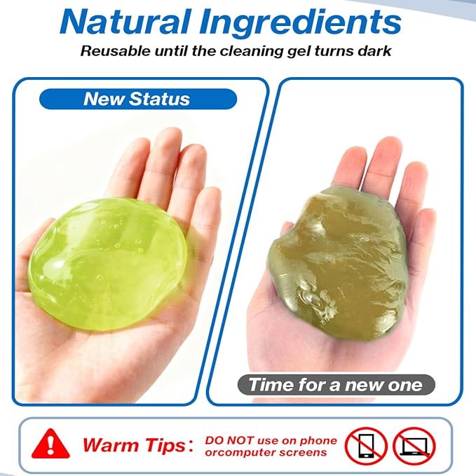 Car Cleaning Gel, Reusable Car Cleaning Putty - Image 10