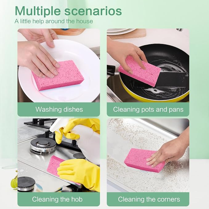 Large Cellulose Sponges, Kitchen Sponge - Image 2
