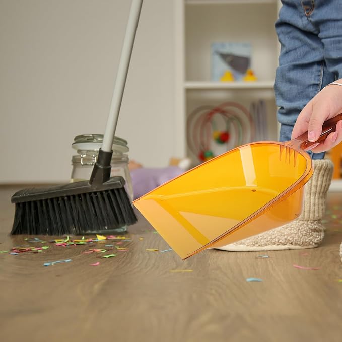 Yellow Thickened Handheld Dustpan Shovel - Image 8