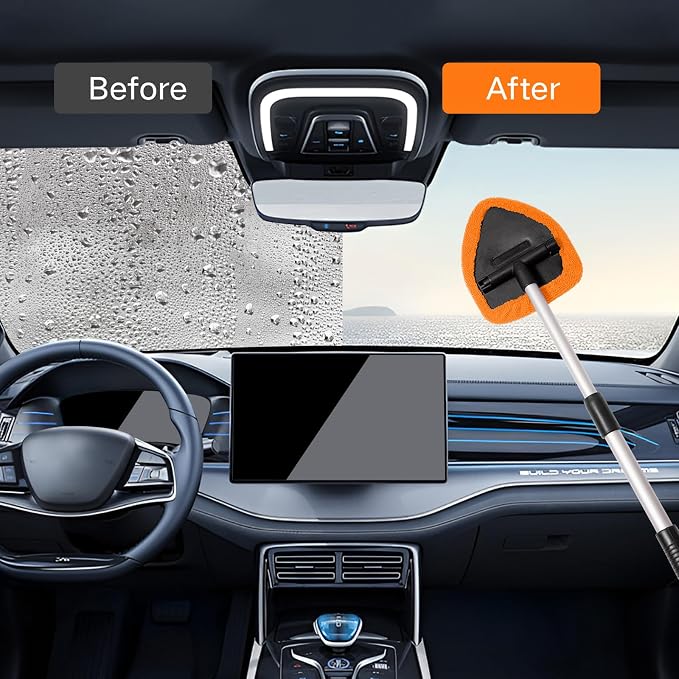 10pcs Windshield Cleaner Tool, Car Window Cleaning Wash Kit - Image 3