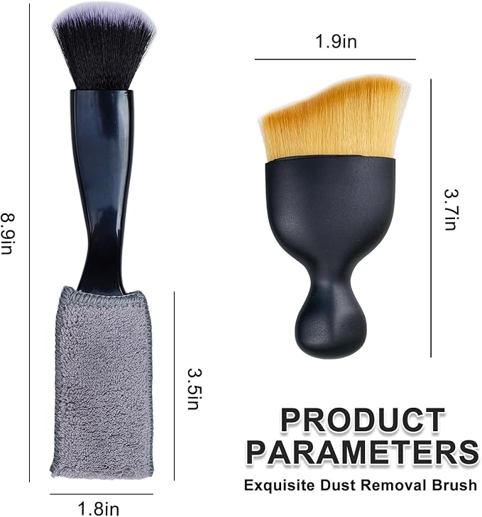 3 Pcs Exquisite Microfiber Duster Brushes, Small Dust Brushes, Feather Duster - Image 2