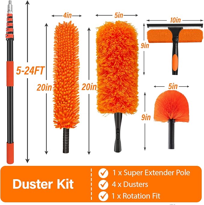 30FT High Reach Duster Cleaning Kit - Image 8