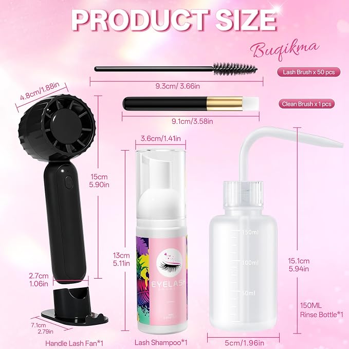 Buqikma Lash Shampoo Kit - Image 7