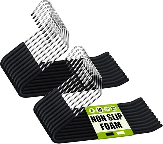 Spring Fever Open Ended Non Slip Sponge Padded Pants Hangers by SpringFever