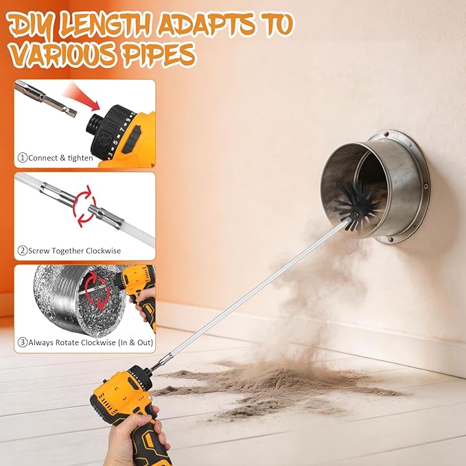 20 Feet Chimney Sweep Brush Kit - Image 3