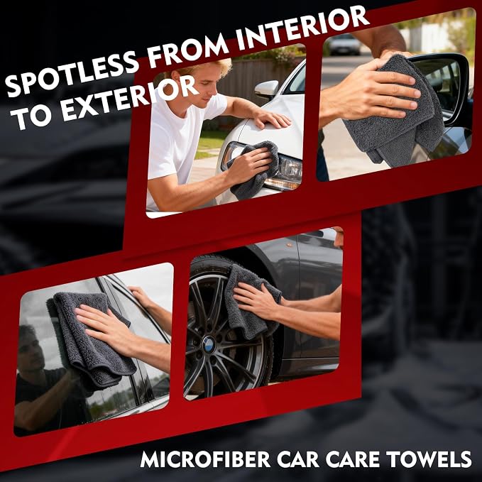 12 Pack Microfiber Cleaning Cloth - Image 6