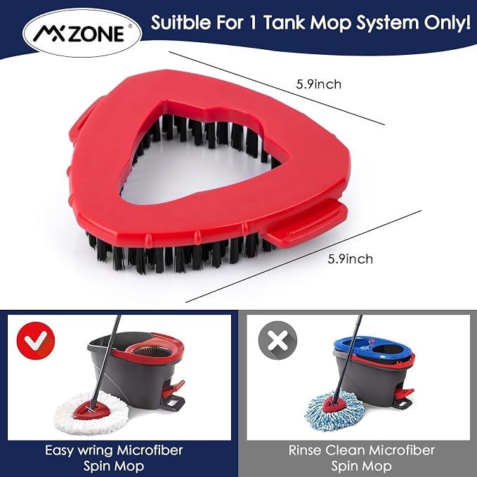 Spin Mop Scrub Brush Head Compatible - Image 2