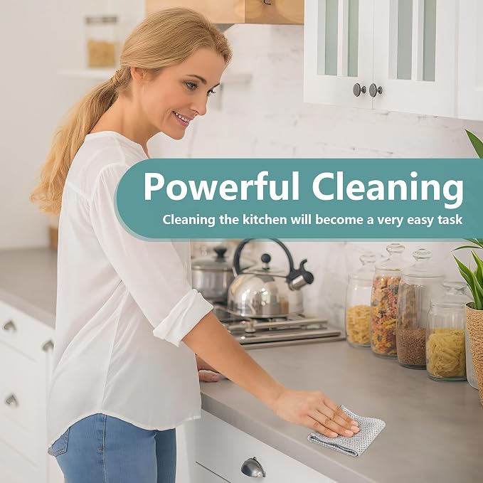 12Pcs Multipurpose Wire Dishwashing Cloths, Non-Scratch Wire Dishcloths - Image 7