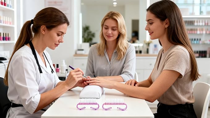 12-Pack Handle Grip Nail Brush, Fingernail Scrub Cleaning Brushes - Image 2