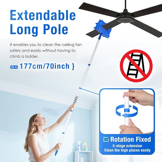 Ceiling Fan Cleaner Duster - Image 2