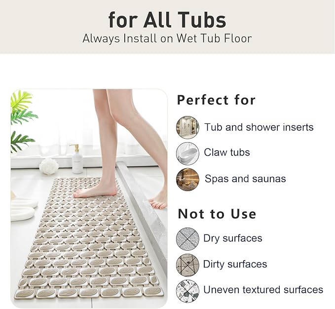 Shower Mat Non Slip Bathtub Mat - Image 8