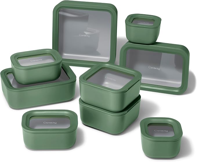 Caraway 25pc Glass Food Storage Set by Caraway