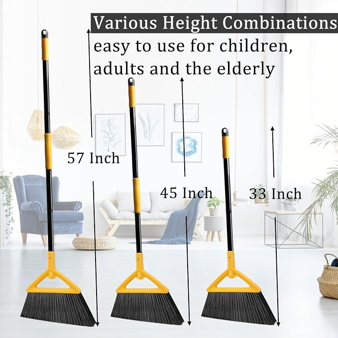 Heavy Duty Angle Broom 3 Pack - Image 5