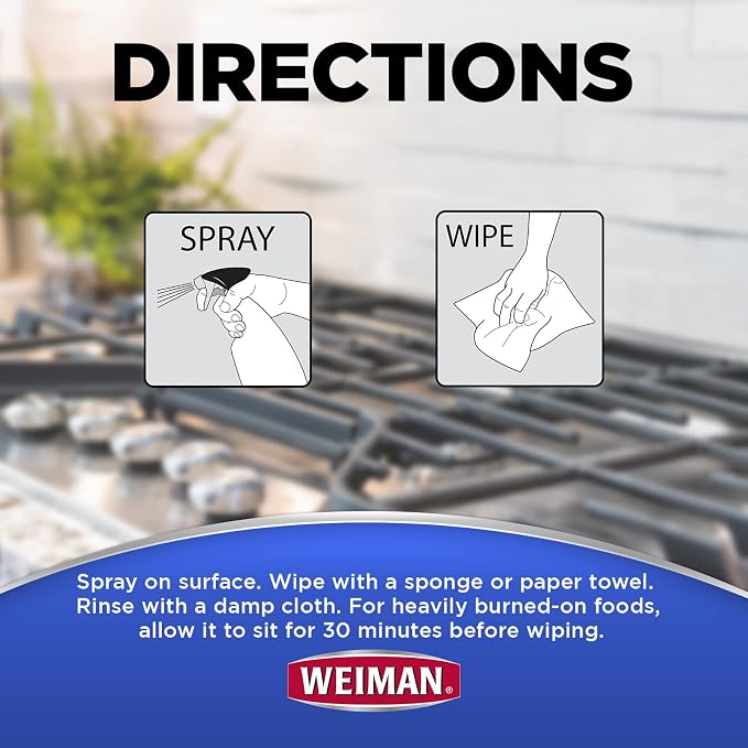 Weiman Gas Range Cleaner and Degreaser - Image 4
