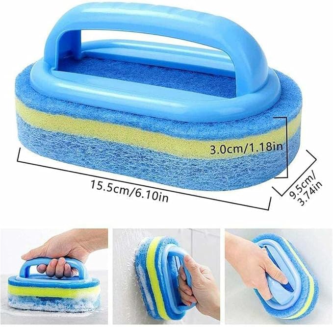 2pcs Household Cleaning Tools Quality Sponge Cleaning Brush - Image 3