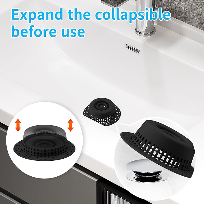 Bathtub Drain Hair Catcher, Shower Hair Drain Catcher Upgraded Protector - Image 4