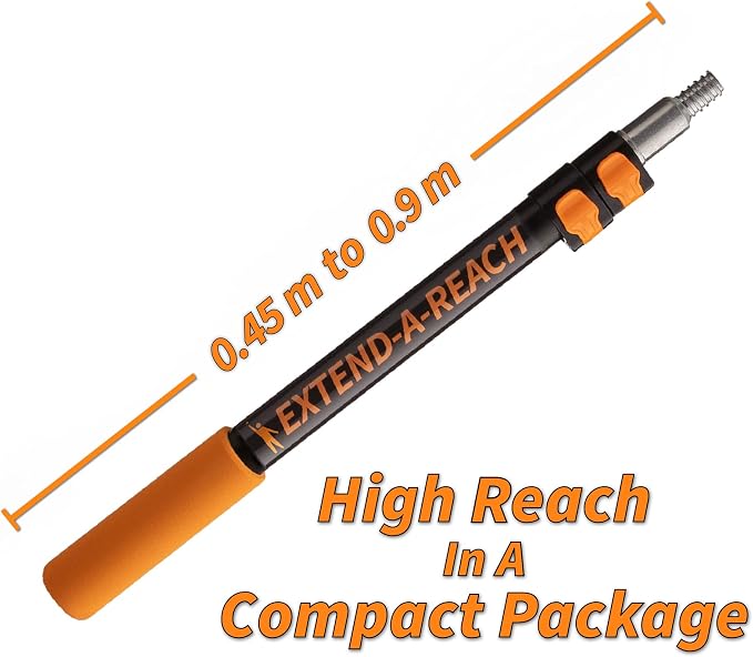 1.5-3 ft Long Paint Roller Extension Pole // Multi-Purpose Telescopic Extension - Image 3