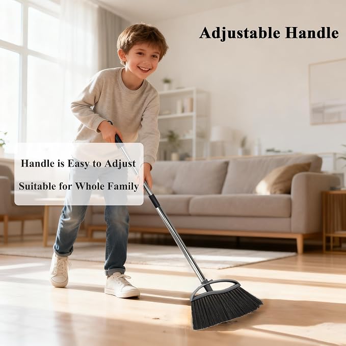 3 Pack Soft Bristle Angle Broom - Image 4