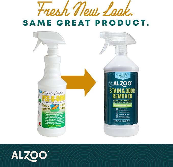 ALZOO Stain & Odor Remover, Quickly Lifts & Dissolves Pet Stains & Helps - Image 4