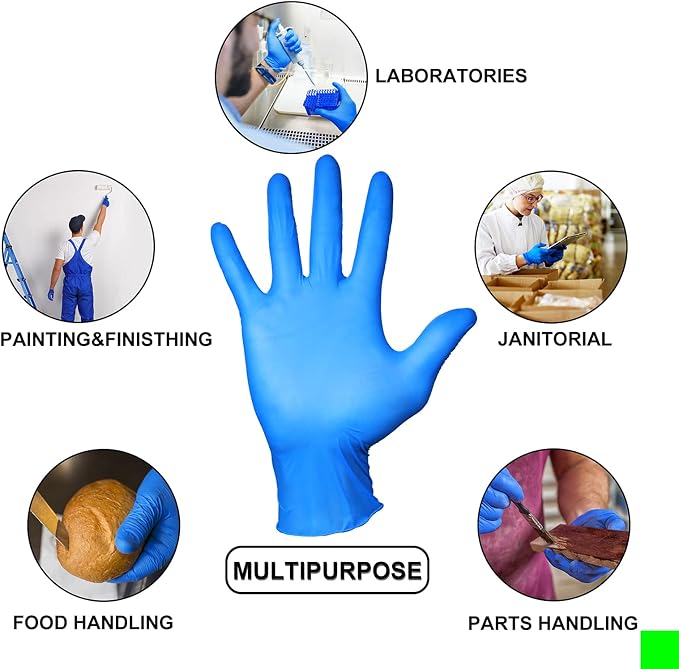 PEIPU Nitrile Disposable Gloves，Powder Free, Cleaning Service Gloves, Latex Free - Image 3