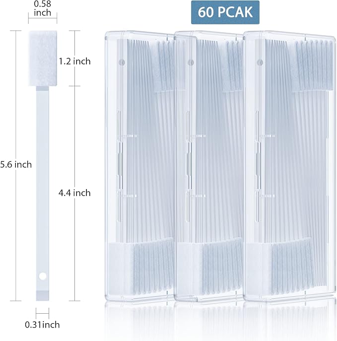 60Pcs Crevice Cleaning Tools, Disposable Toilet Brush - Image 7