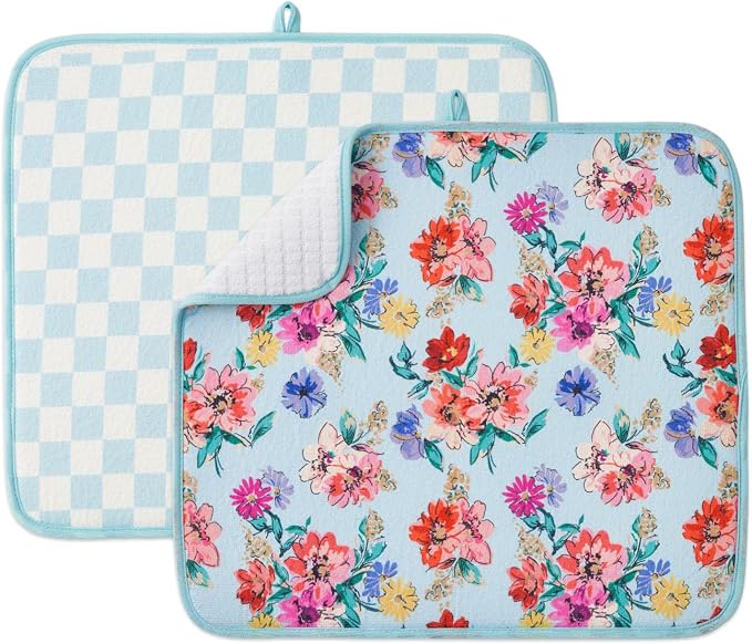 FRESHMINT Printed Dish Drying Mats by FRESHMINT