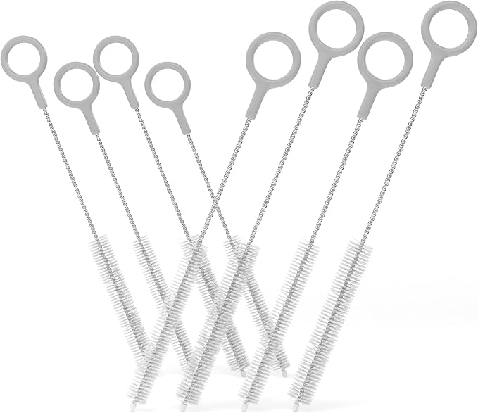 Heavy Duty Cleaning Brushes Set of 8 by Buenalife