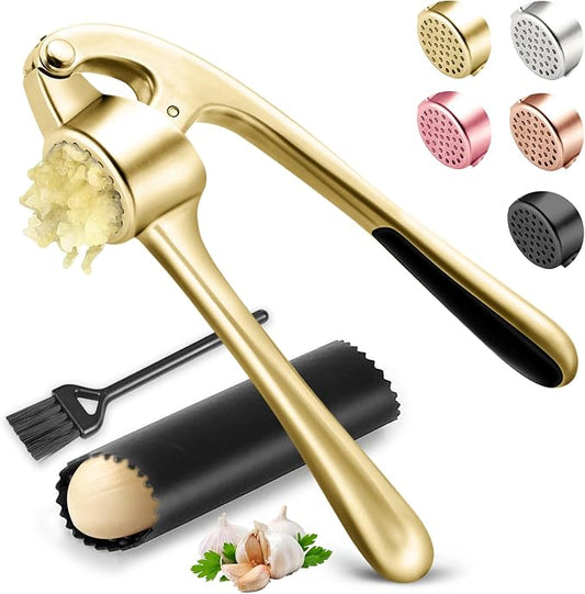 Kitchen Garlic Press, Rust Proof & Dishwasher Safe Garlic Mincer, Durable by Unknown
