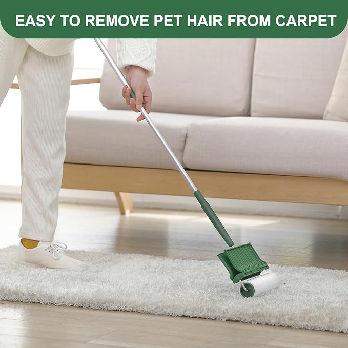 Fedicelly Large Lint Rollers Pet Hair Extra Sticky Floor, Cat Dog Hair Remover - Image 3