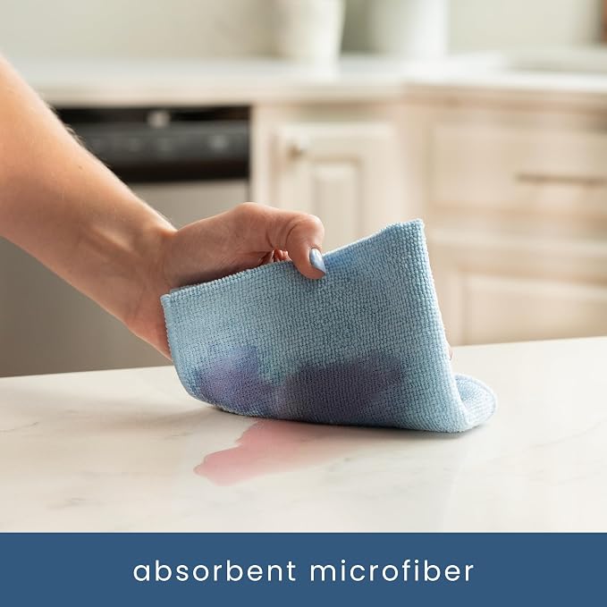 S&T INC. 150 Pack Microfiber Cleaning Cloth, Bulk Towels - Image 2