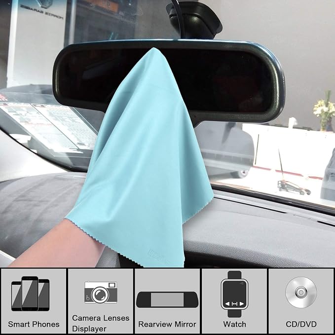 Wisdompro Extra Large 4-Pack Microfiber Cleaning Cloth - Image 3
