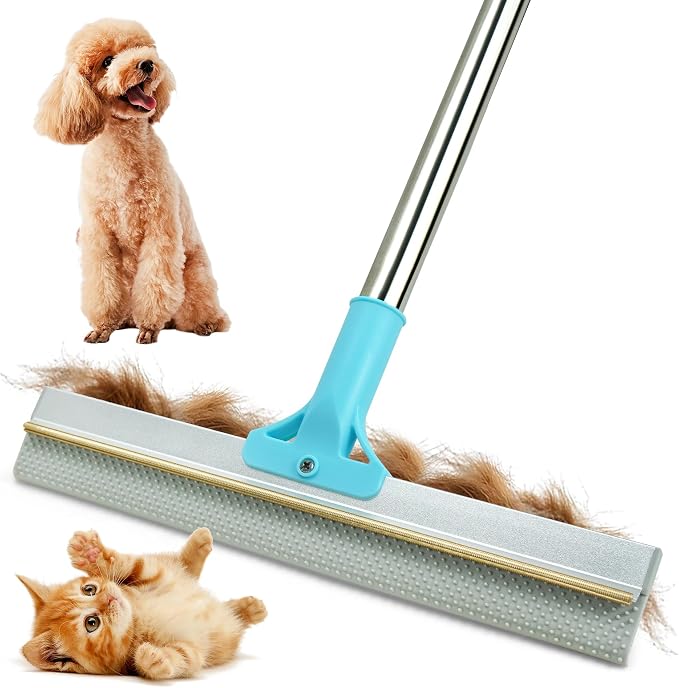 Double-Sided Pet Hair Removal Tool, Adjustable Height Carpet Pet Hair Removal by Zanoal