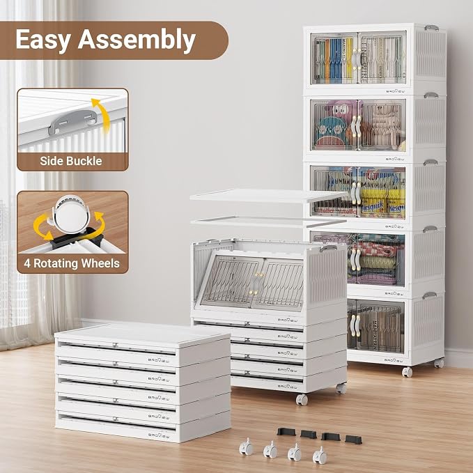 BROVIEW 320Qt Stackable Storage Bins - Image 7