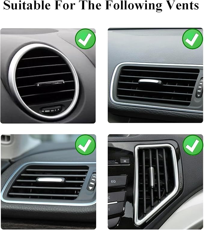 6pcs Flowers Car Decor, Cute Car Air Freshener Vent Clips, 3cm/2.7cm Refillable - Image 7
