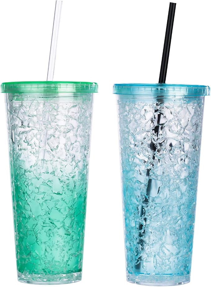 DAKOUFISH 13 Inch Long Black Reusable Plastic Replacement Drinking Straws - Image 6