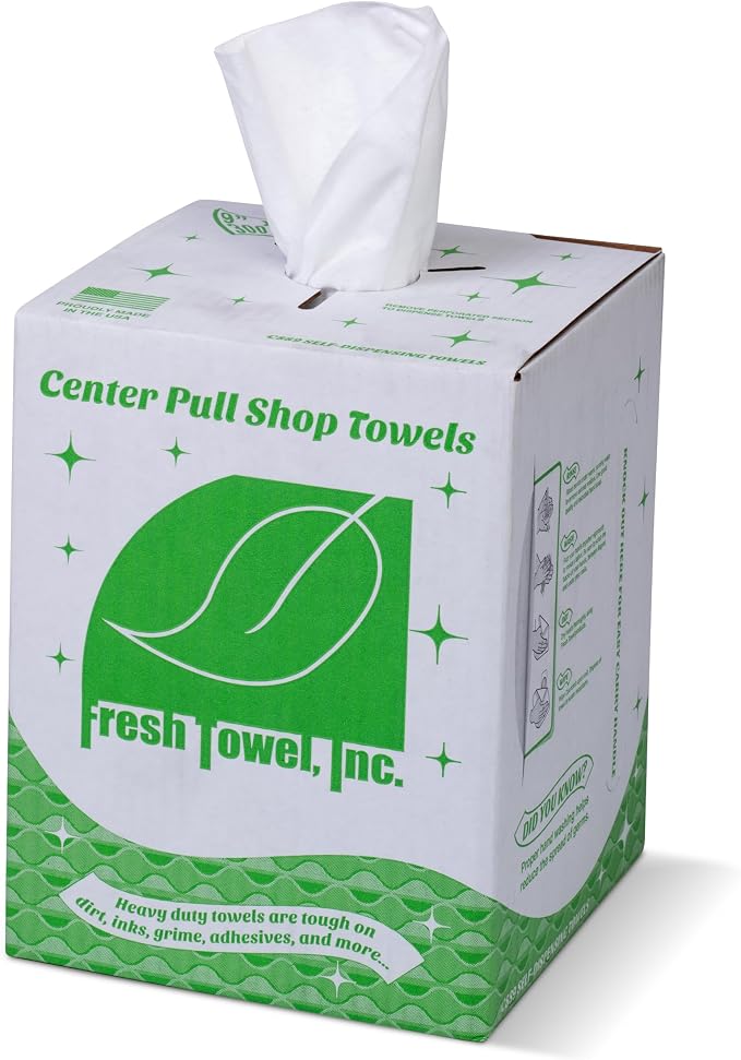 Fresh Towel Ultra Strong Center Pull Shop Towels - Image 2