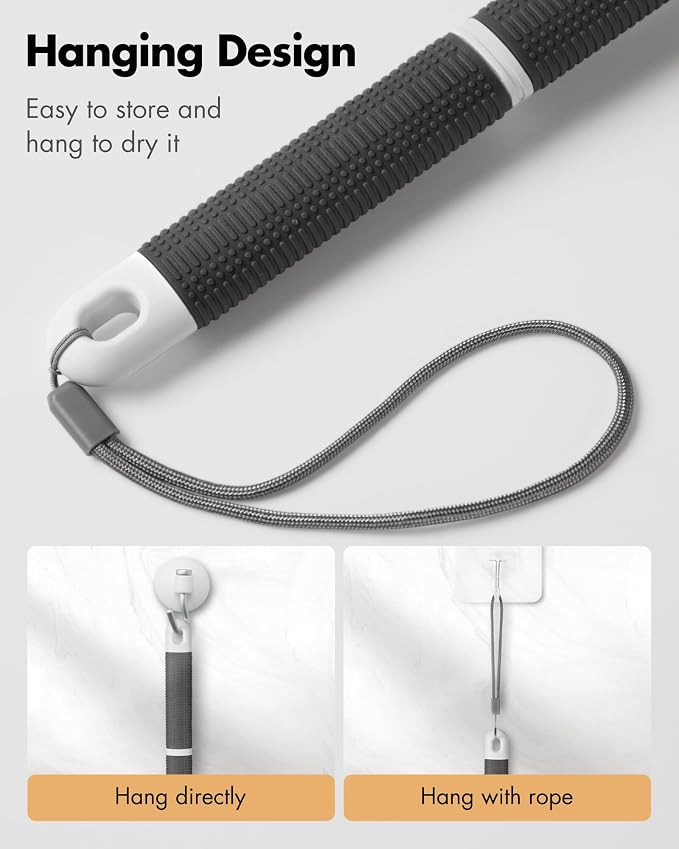 Back Scrubber Anti Slip for Shower: 18.1'' Long Handle Bath Brush - Image 7