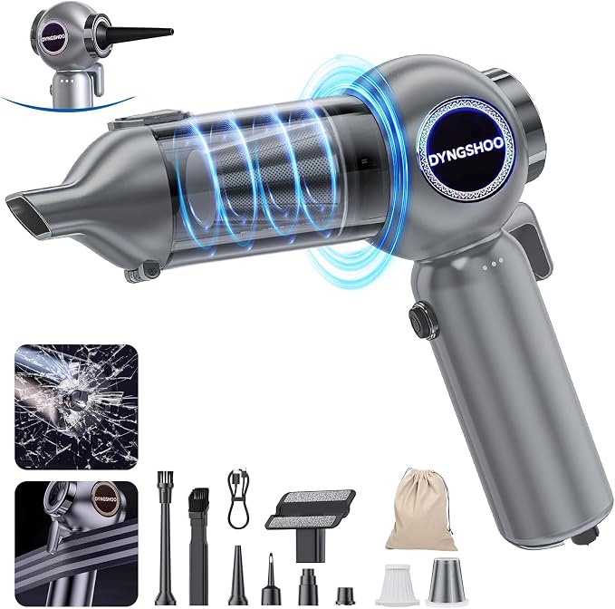 Car Vacuum Portable Cordless 20000PA High Power Mini Vacuum Cleaner 4-in-1 - Image 9