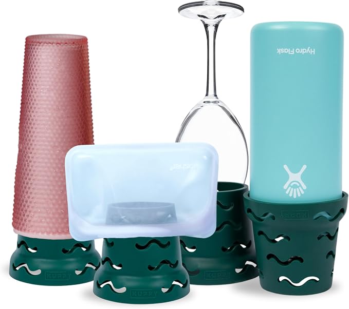 Kuppy Silicone Water Bottle Drying Rack by BestWayToDryYourDrinkware