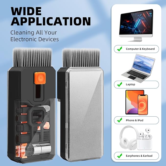 Ordilend Keyboard Cleaning Kit Laptop Cleaner, All-in-One Computer Camera - Image 5