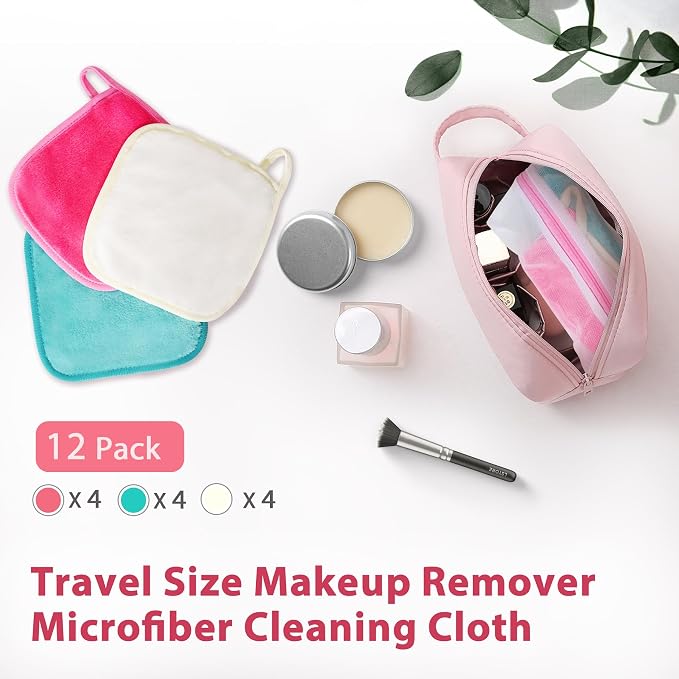 Makeup Remover Cloth, Makeup Remover Pads Microfiber Face Washcloth - Image 6