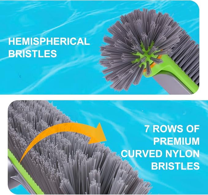 Sepetrel Pool Brush Head for Cleaning Walls, Heavy Duty Inground / Above Ground - Image 2